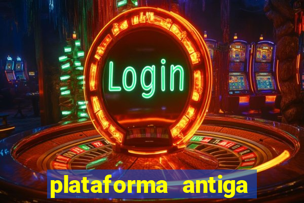 plataforma antiga de jogos